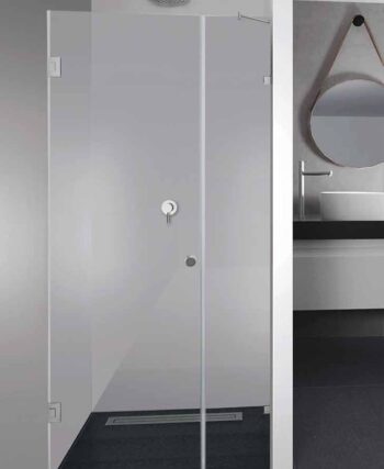 מקלחון חזית קבוע ודלת