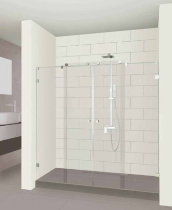 מקלחון הזזה שתי דלתות