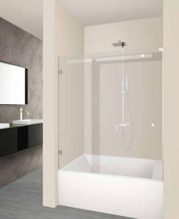 אמבטיון קבוע ודלת הזזה ב C.N.C