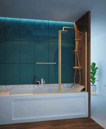 אמבטיון דופן קבועה ודלת IN/OUT