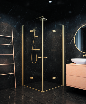 מקלחון פינתי הרמוניקה מתקפל