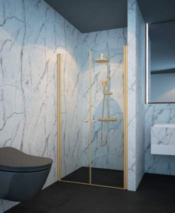 מקלחון חזית 2 דלתות IN/OUT