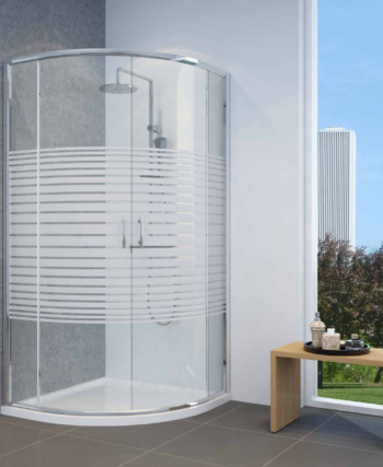 מקלחון הזזה פינתי עגול 8XS3805